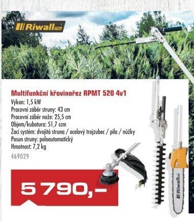 Multifunkční křovinořez RPMT 520 4v1