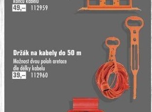 Držák na kabely do 50 m - UNI HOBBY akcniletaky.com