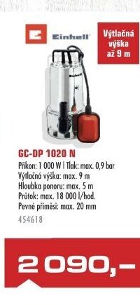 Einhell GC-DP 1020 N - UNI HOBBY akcniletaky.com
