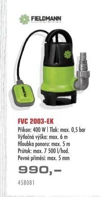 Fieldmann FVC 2003-EK - UNI HOBBY akcniletaky.com