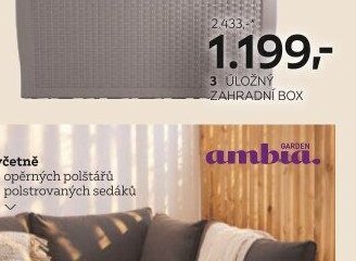 Úložný zahradní box