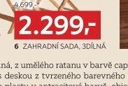 Zahradní sada, 3dílná
