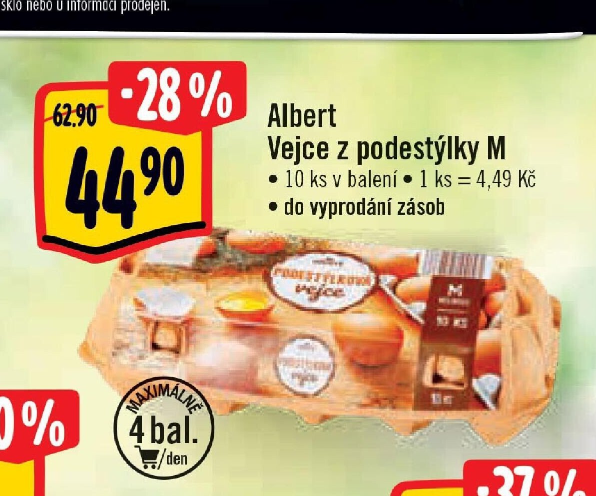 Albert Vejce z podestýlky M