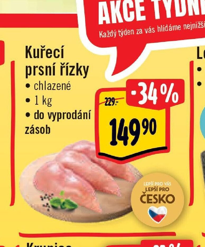 Kuřecí prsní řízky