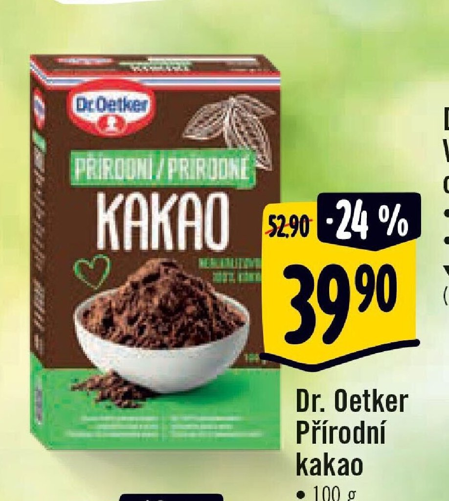 Dr. Oetker Přírodní kakao