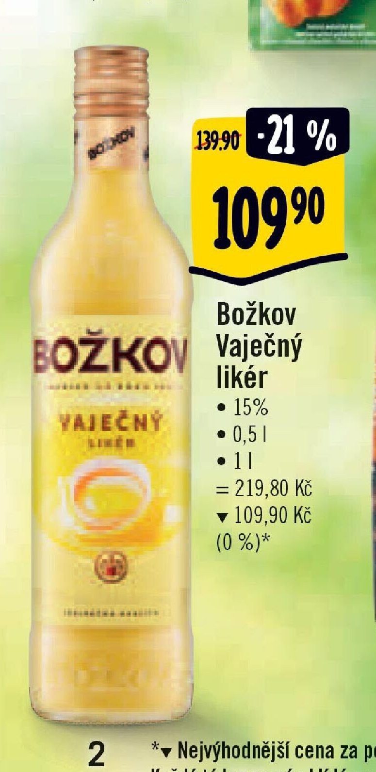 Božkov Vaječný likér