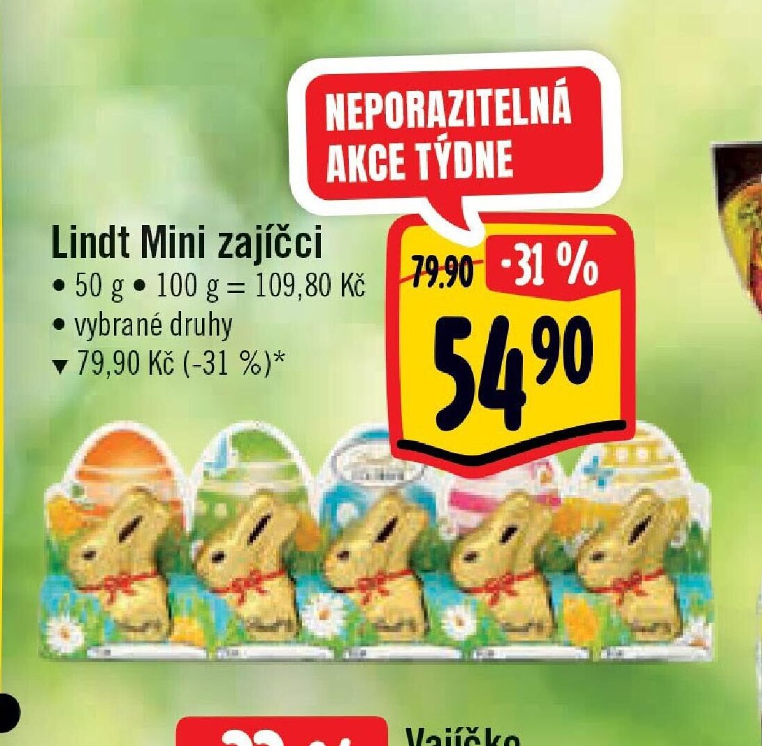 Lindt Mini zajíčci