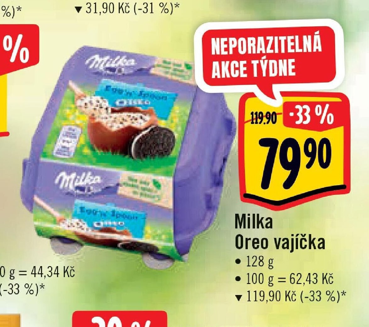 Milka Oreo vajíčka
