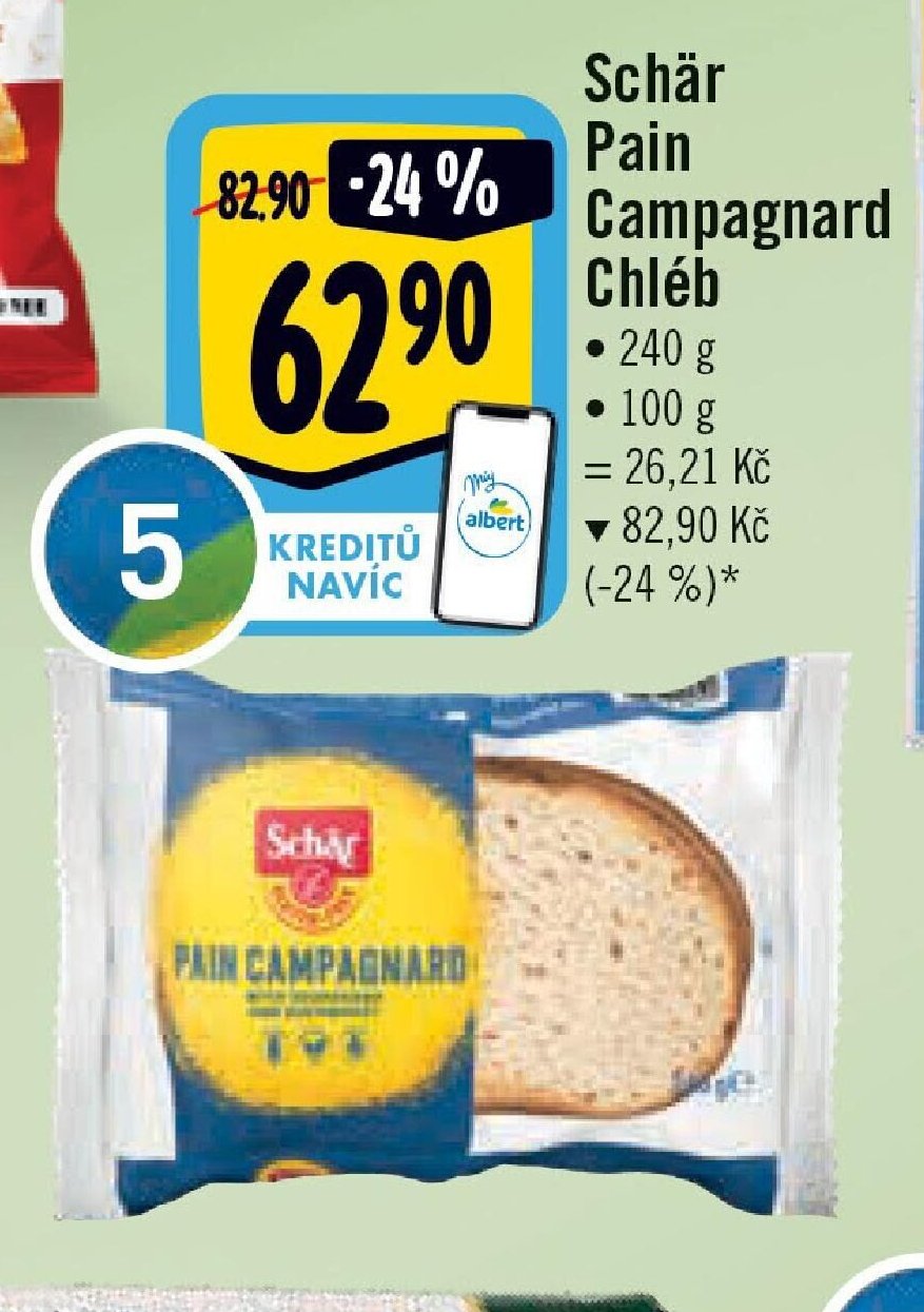 Schär Pain Campagnard Chléb
