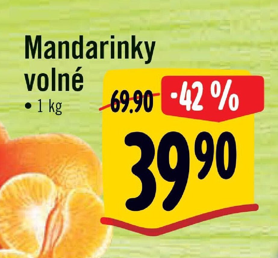 Mandarinky volné