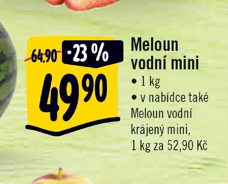 Meloun vodní mini