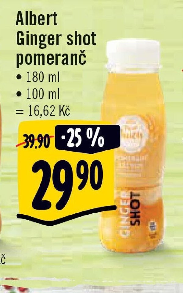 Albert Ginger shot pomeranč
