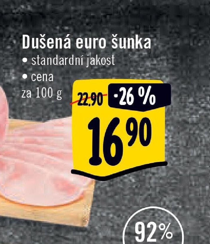 Dušená euro šunka