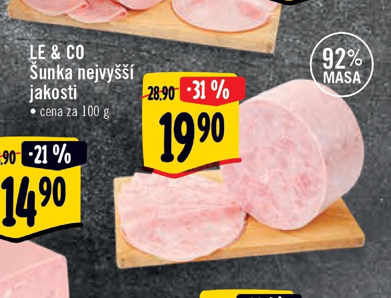 LE & CO Šunka nejvyšší jakosti