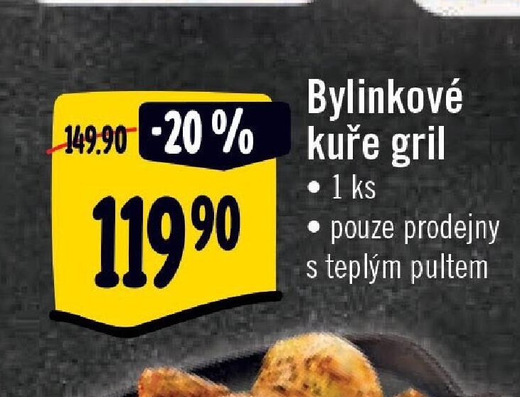 Bylinkové kuře gril