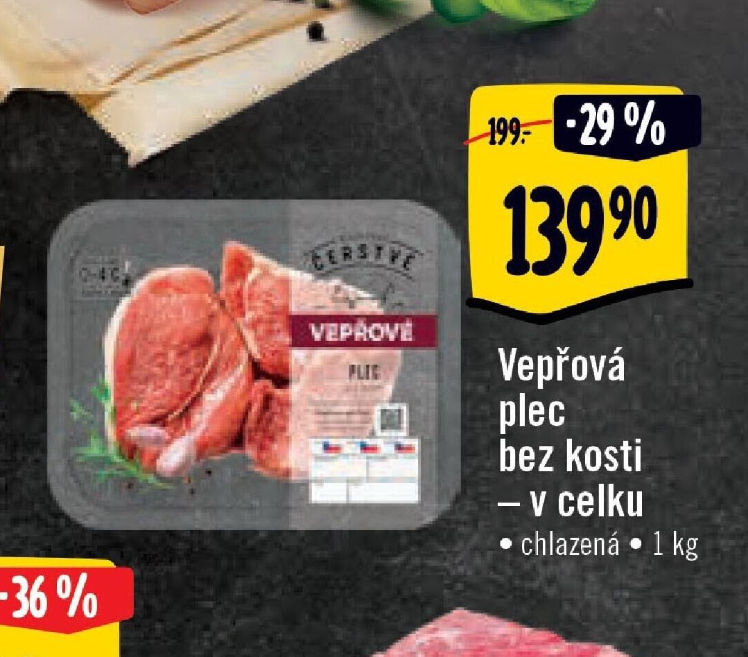 Vepřová plec bez kosti