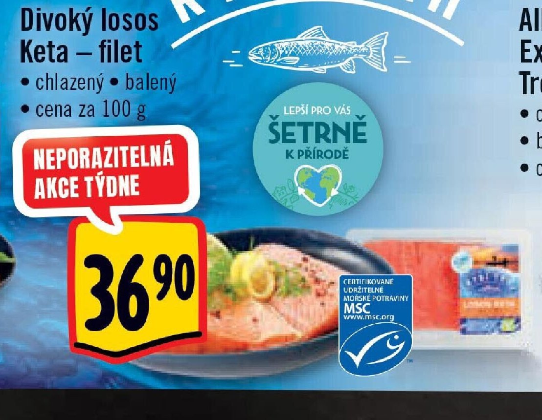 Divoký losos Keta – filet