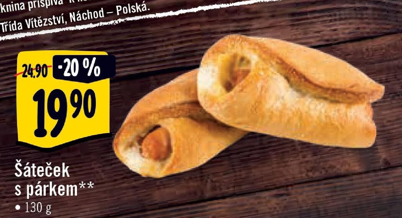 Šáteček s párkem**