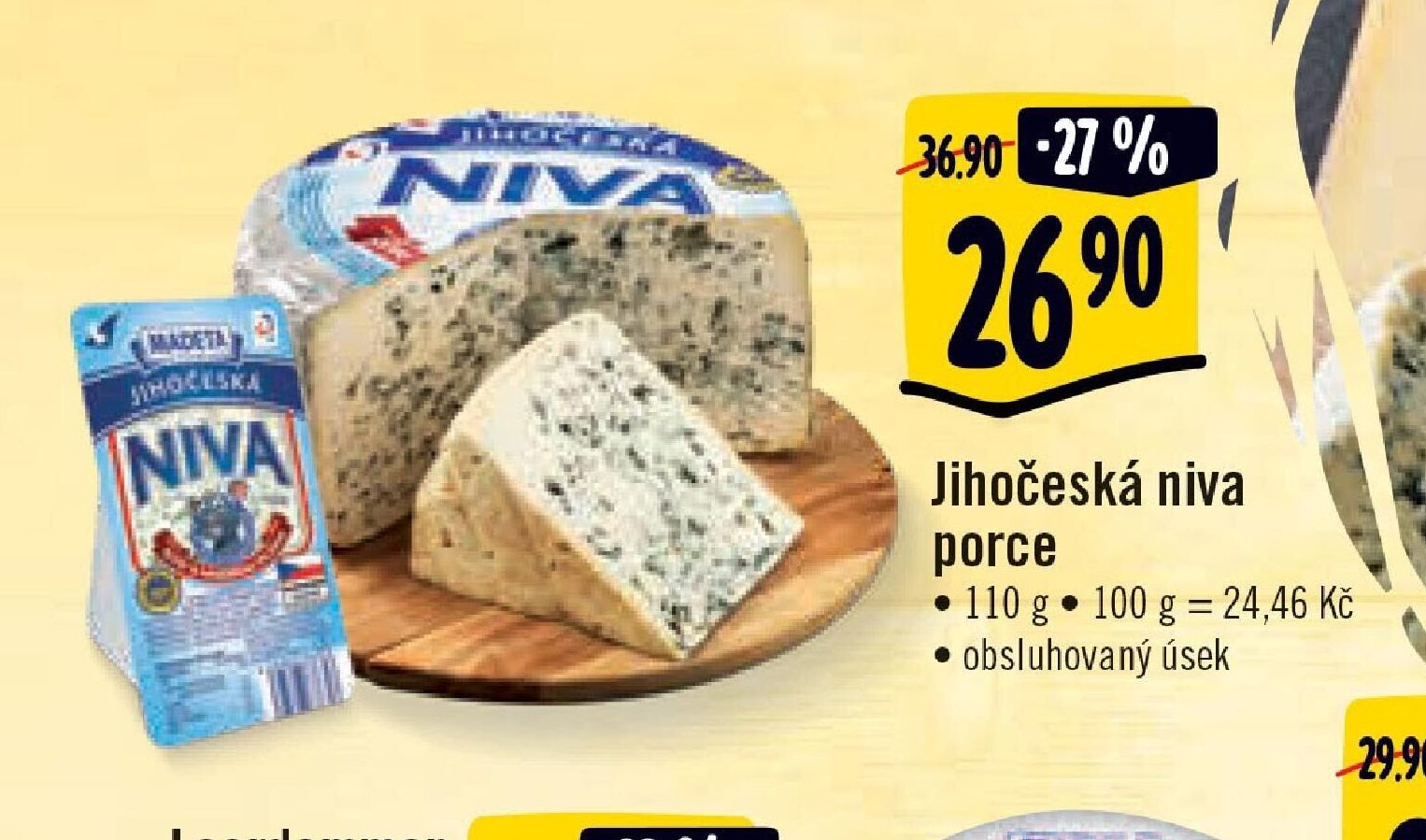 Jihočeská niva porce