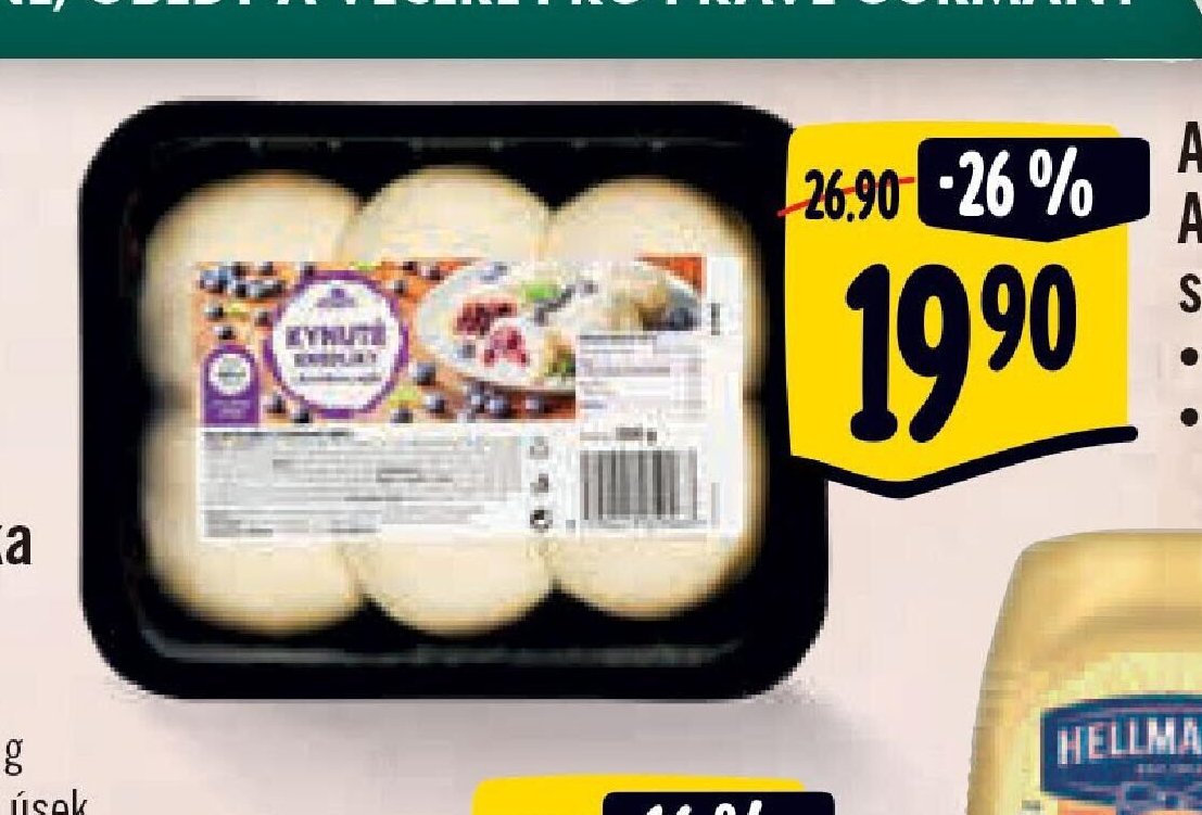 Albert Alpský knedlík s borůvkovou náplní