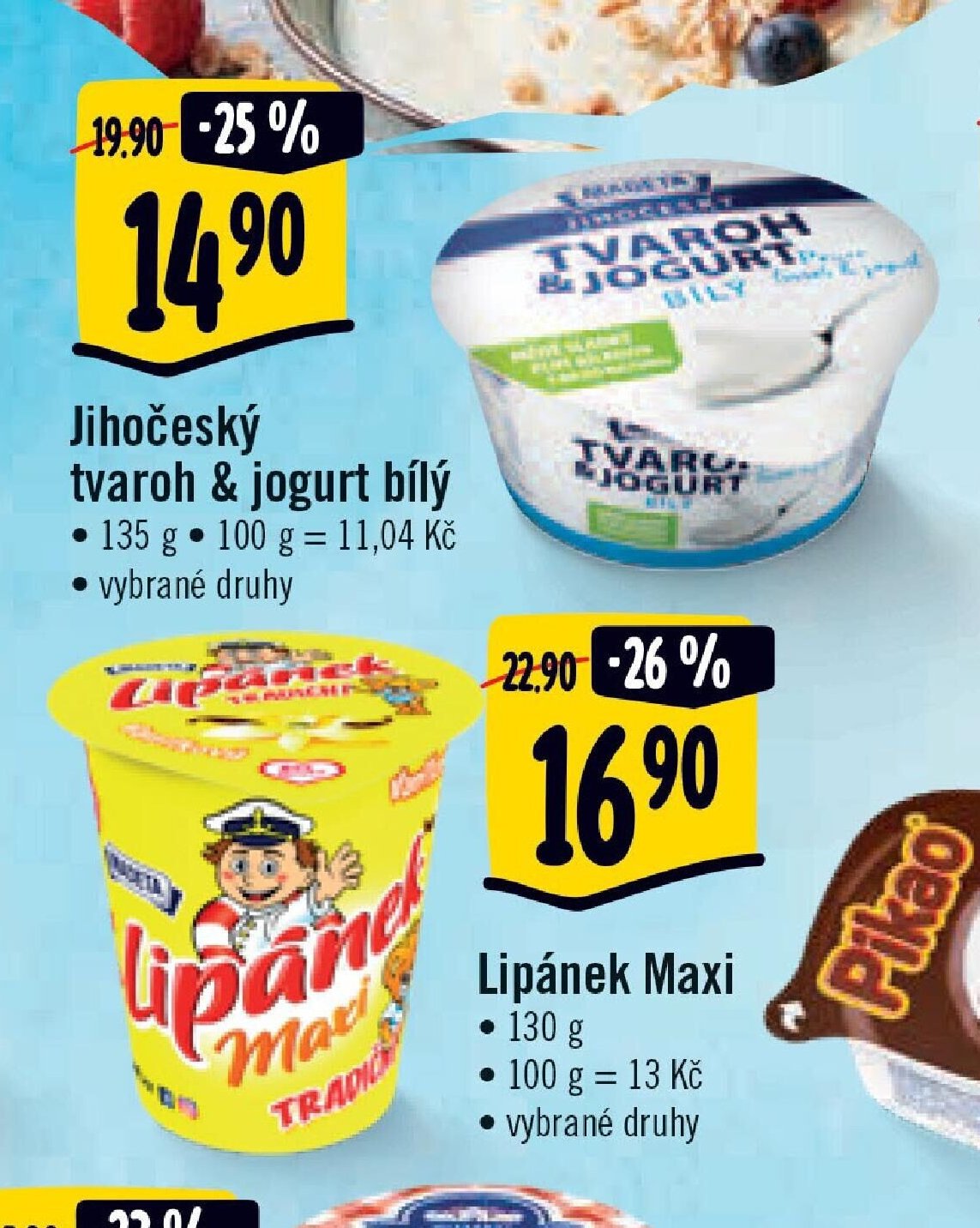 Jihočeský tvaroh & jogurt bílý