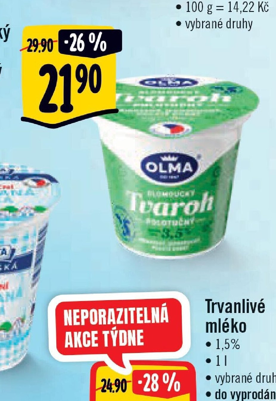 Olomoucký tvaroh polotučný