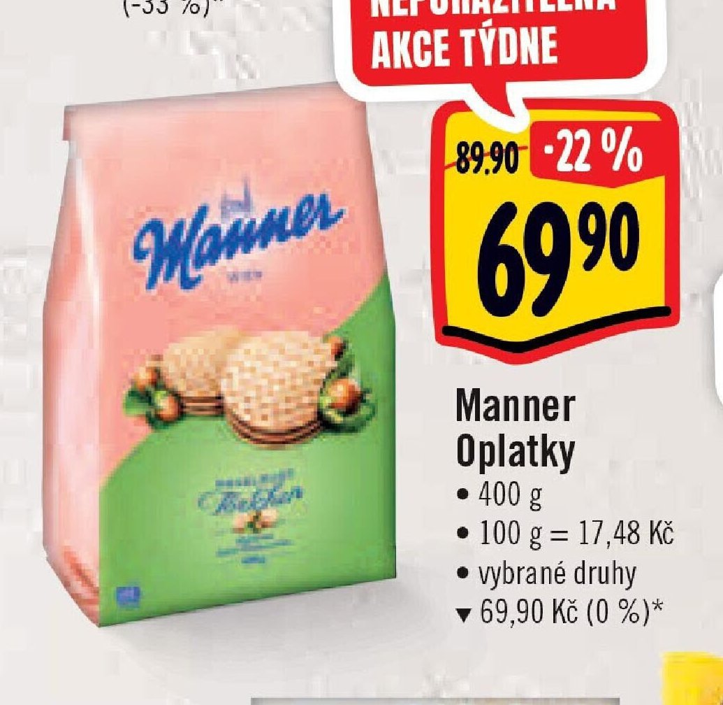 Manner Oplatky