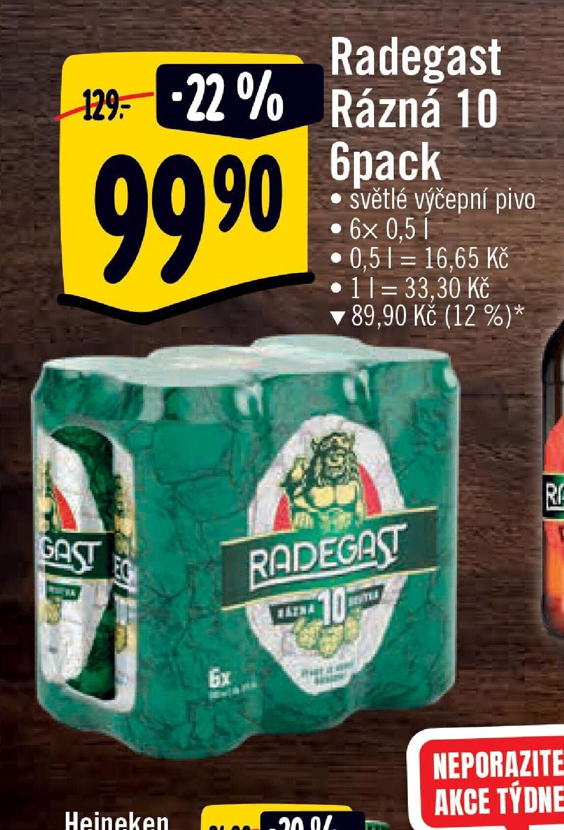 Radegast Rázna 10 6pack