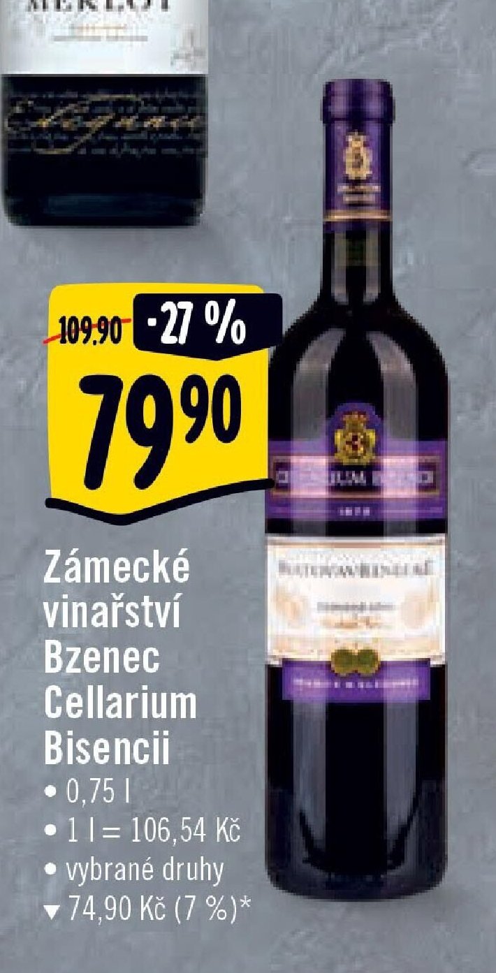 Zámecké vinařství Bzenec Cellarium Bisencii