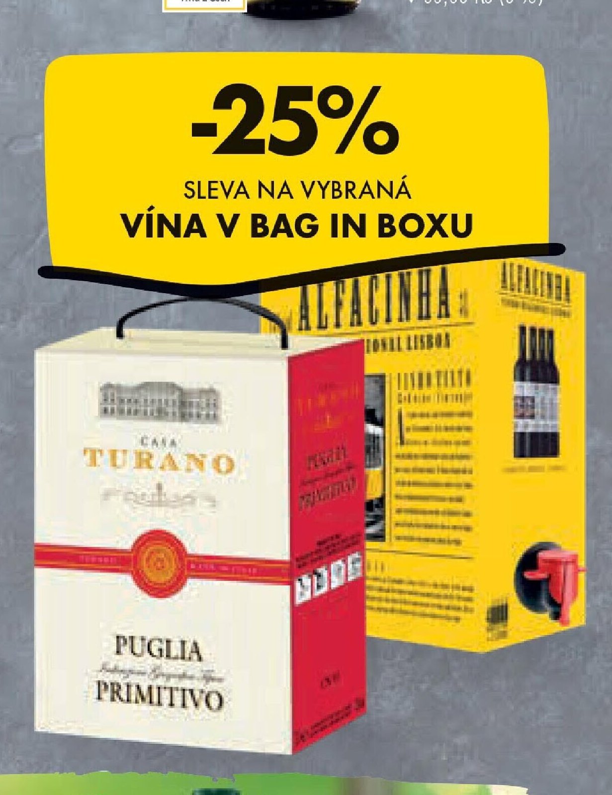 Víno v bag in boxu (Casa Turano / Alfacinha)
