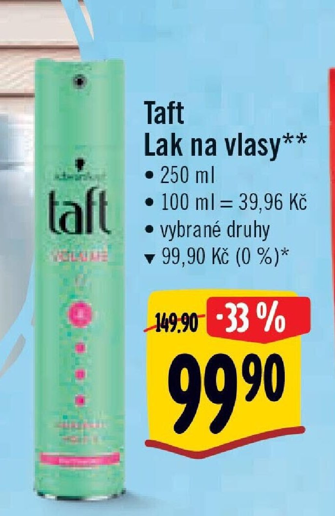 Taft Lak na vlasy