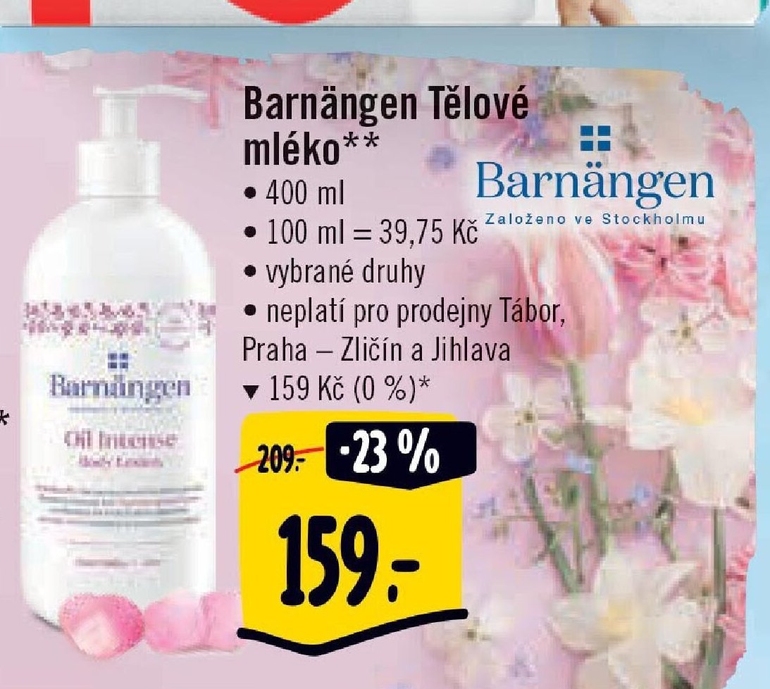Barnängen Tělové mléko