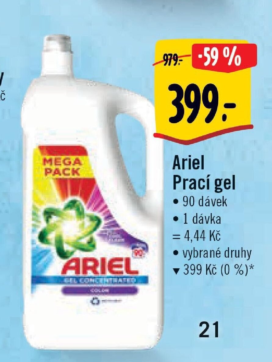 Ariel Prací gel
