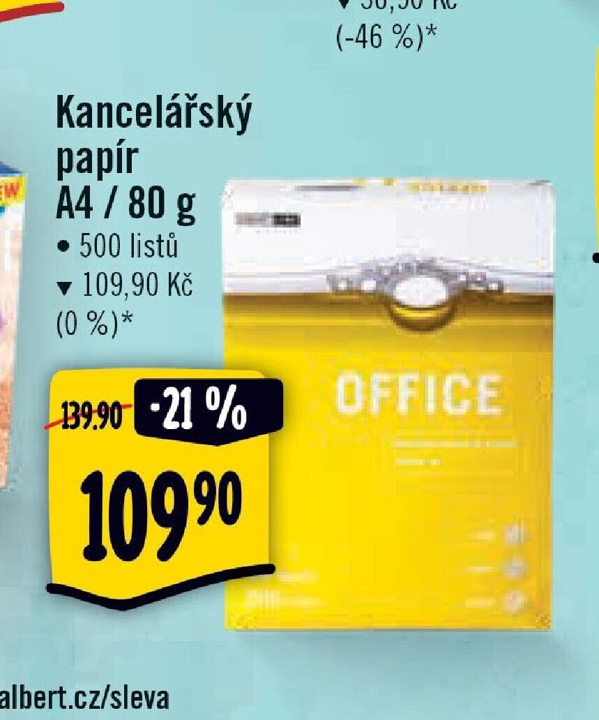 Kancelářský papír A4 / 80 g