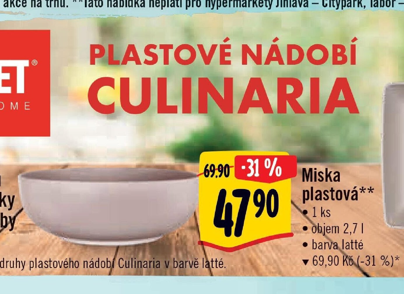 Miska plastová