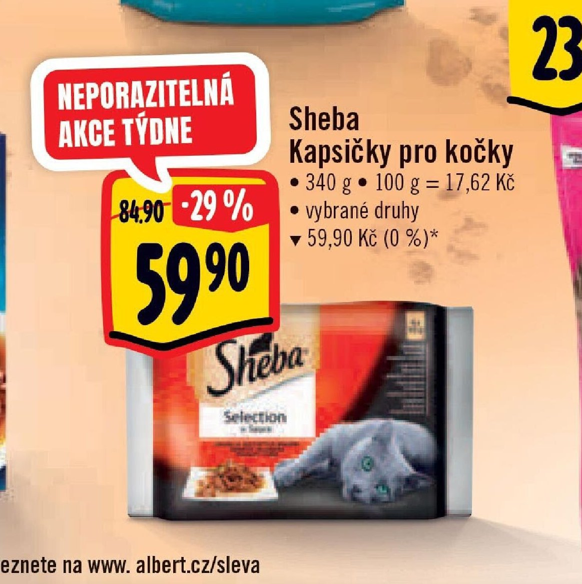 Sheba Kapsičky pro kočky