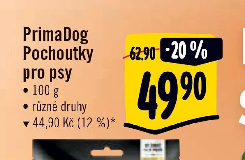 PrimaDog Pochoutky pro psy