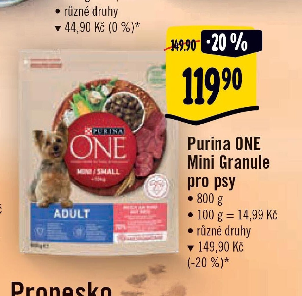 Purina ONE Mini Granule pro psy