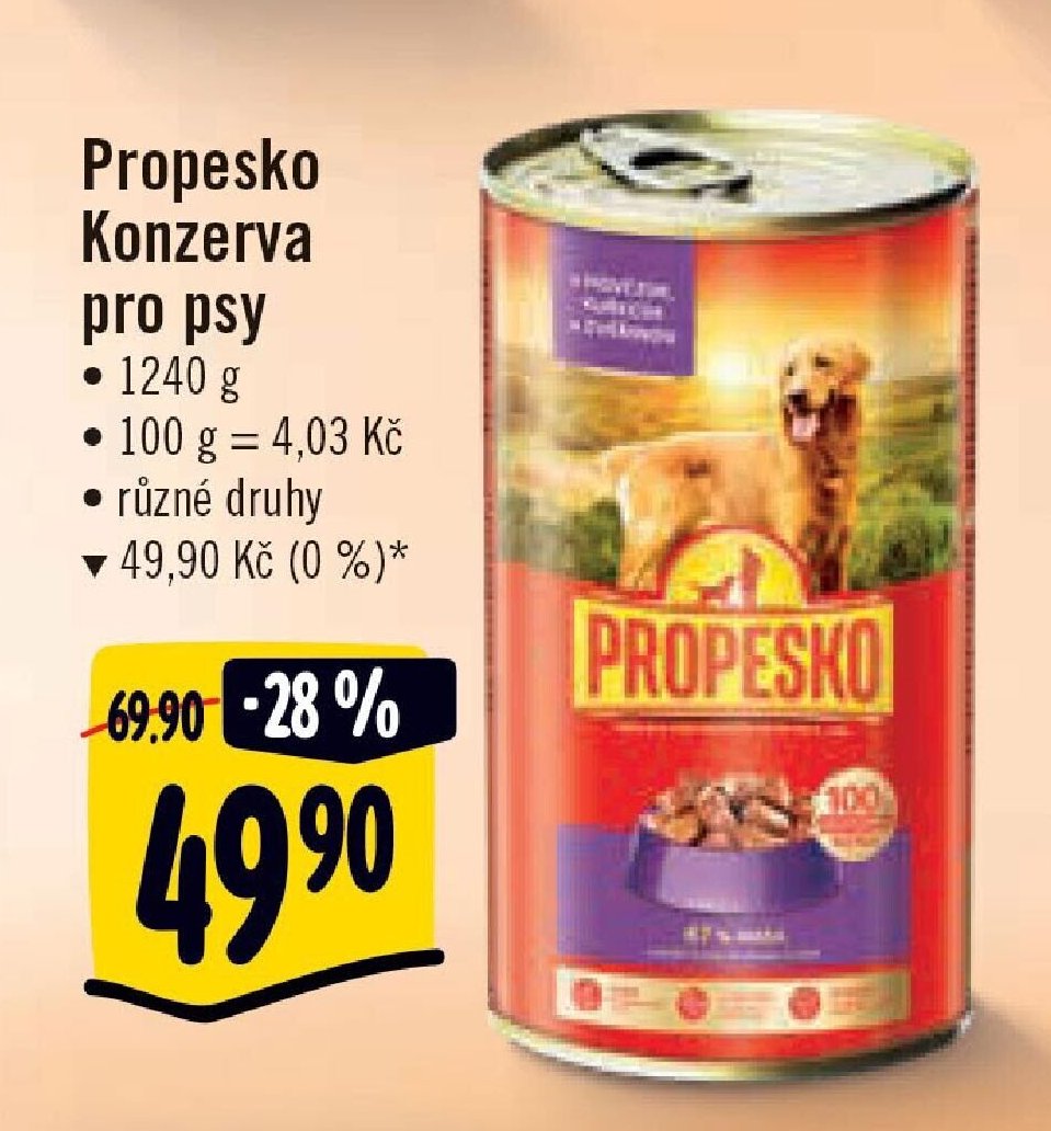 Propesko Konzerva pro psy