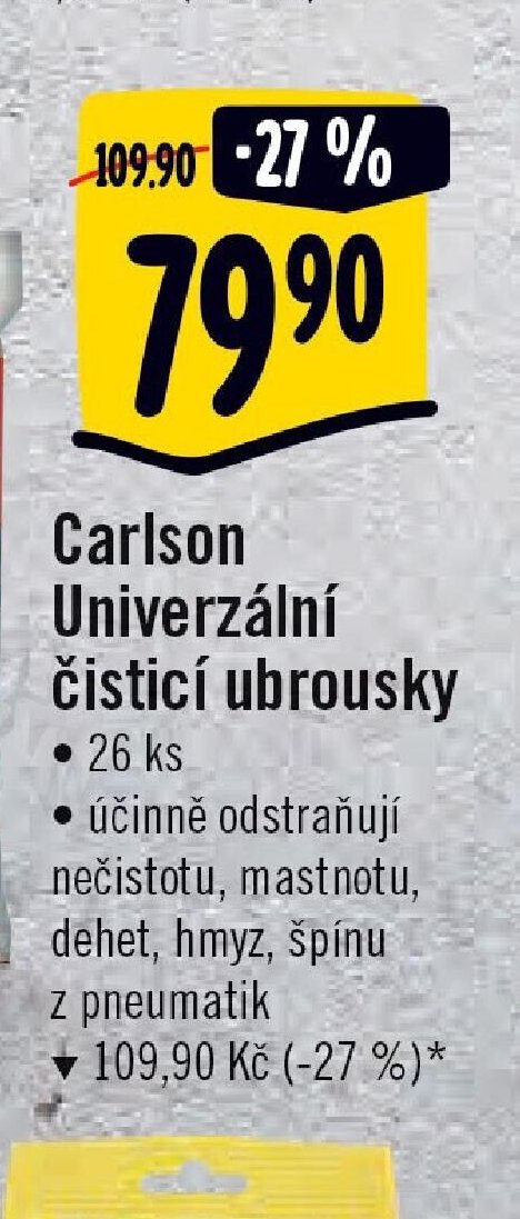 Carlson Univerzální čistící ubrousky