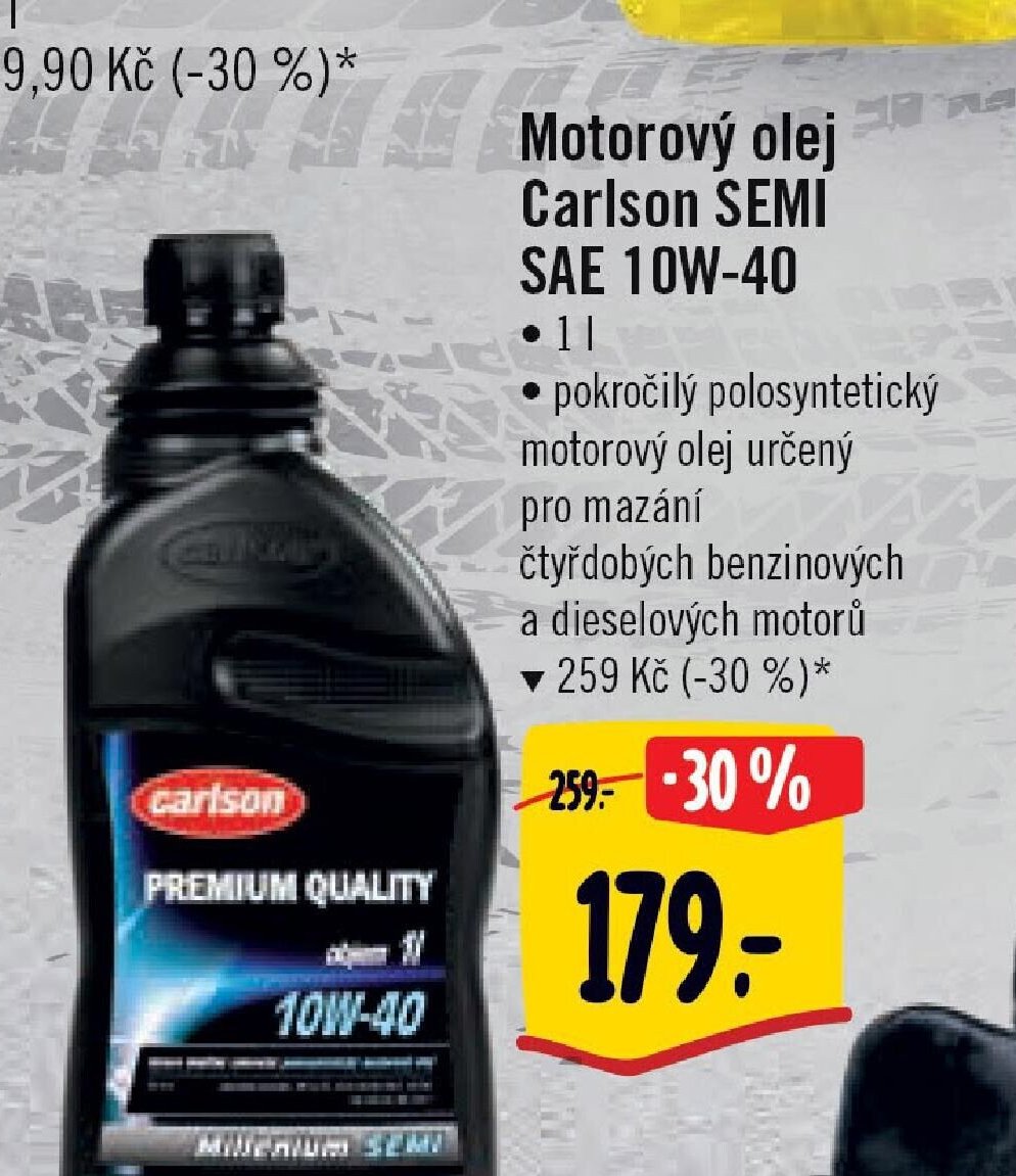 Motorový olej Carlson SEMI SAE 10W-40
