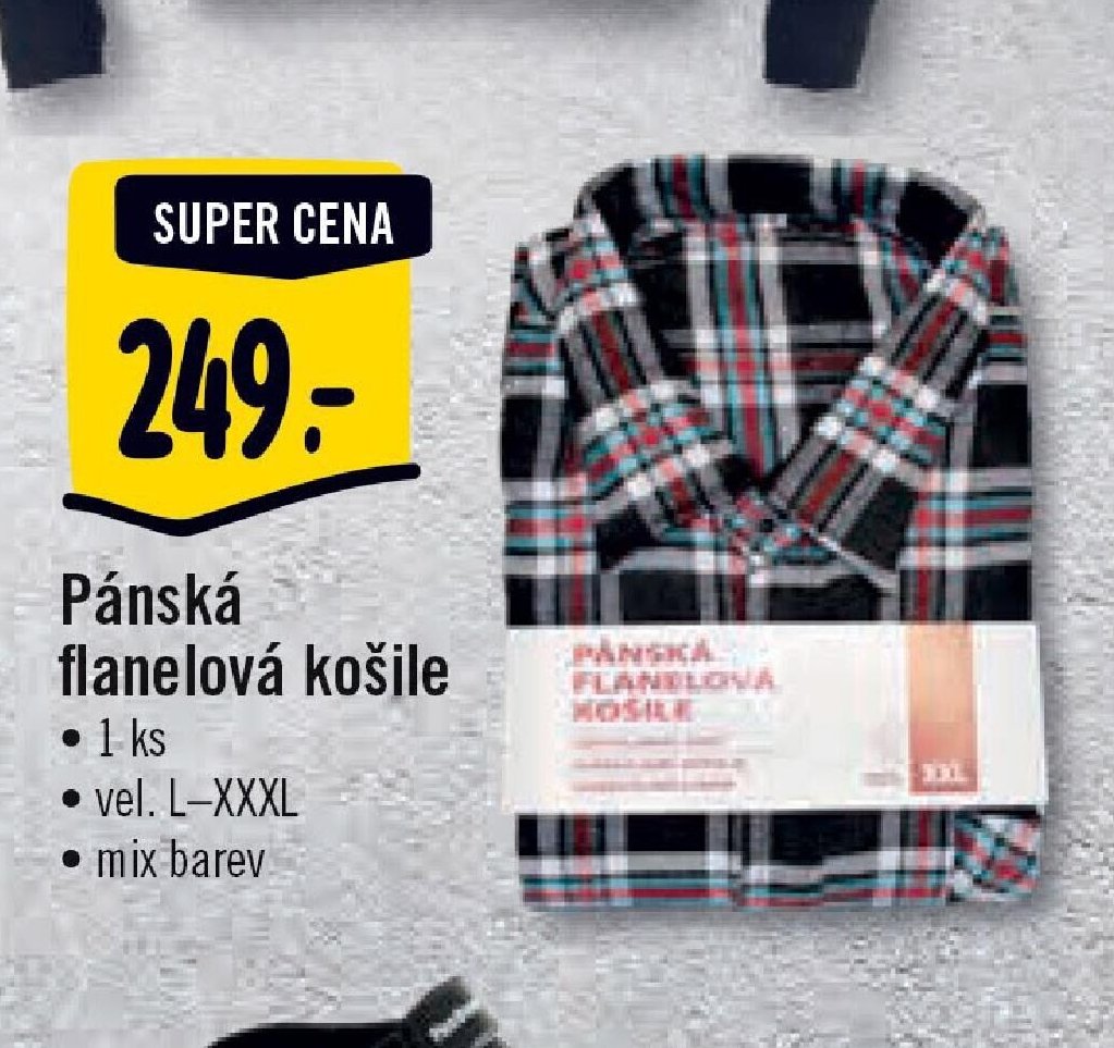 Pánská flanelová košile