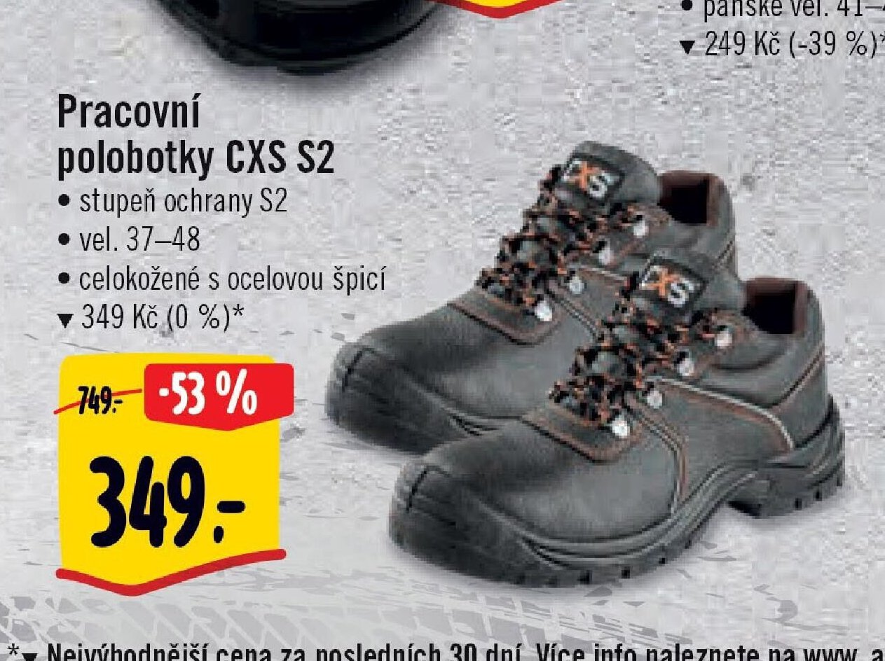 Pracovní polobotky CXS S2