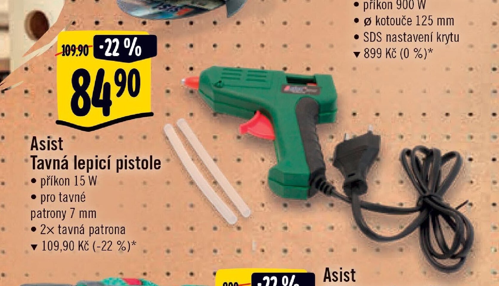 Asist Tavná lepicí pistole