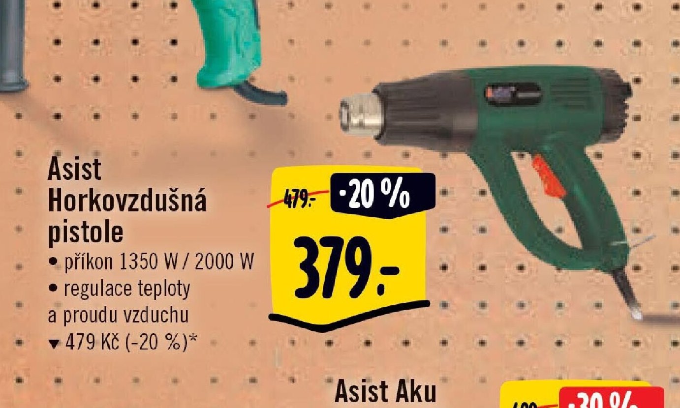Asist Horkovzdušná pistole