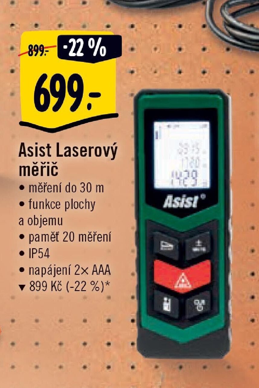Asist Laserový měřič