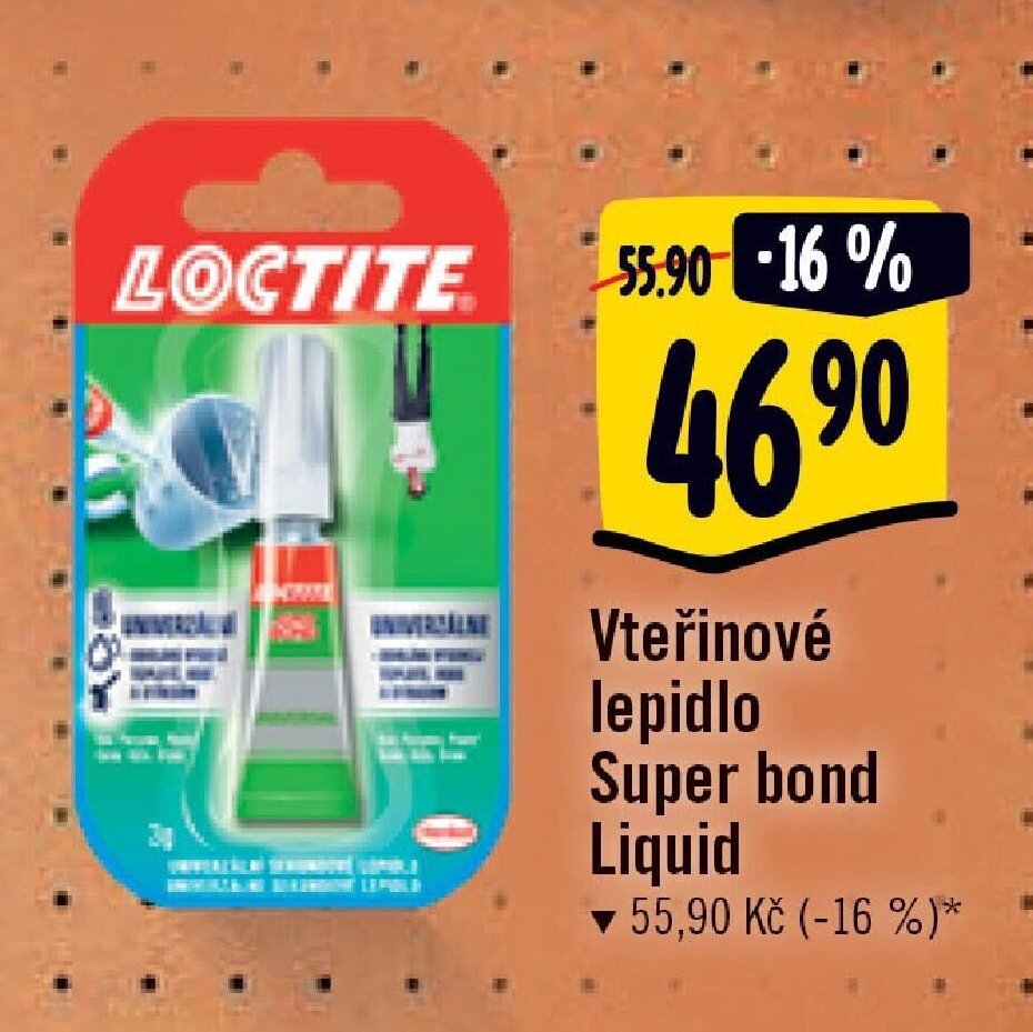 Vteřinové lepidlo Super bond Liquid