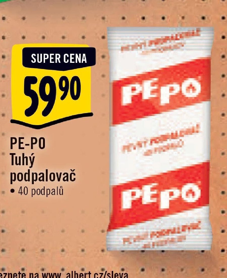 PE-PO Tuhý podpalovač