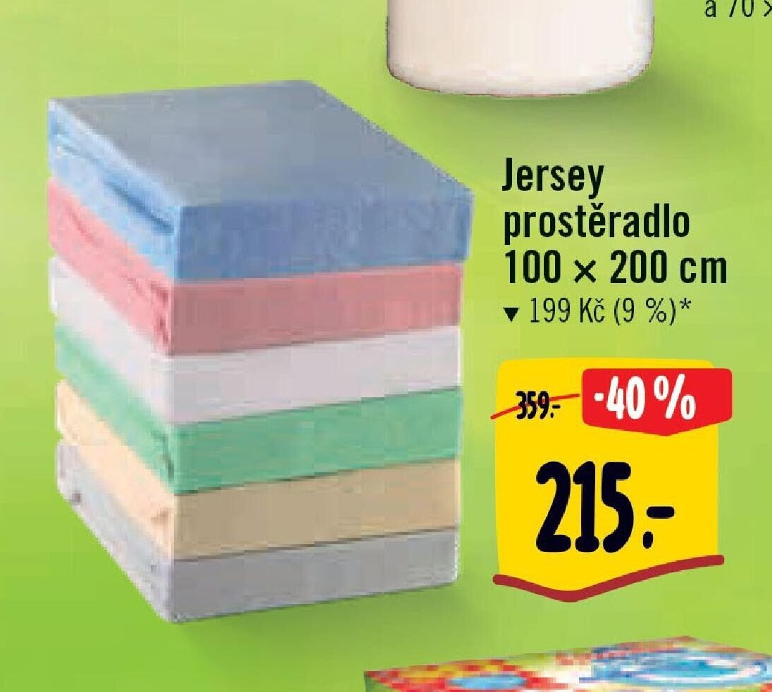 Jersey prostěradlo