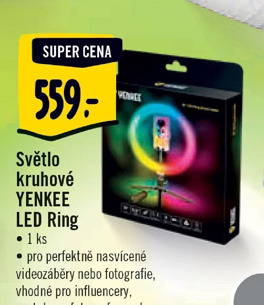 Světlo kruhové YENKEE LED Ring